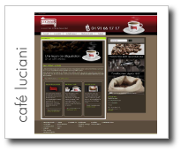 Café Luciani - Site réalisé par GDPI Agence Web